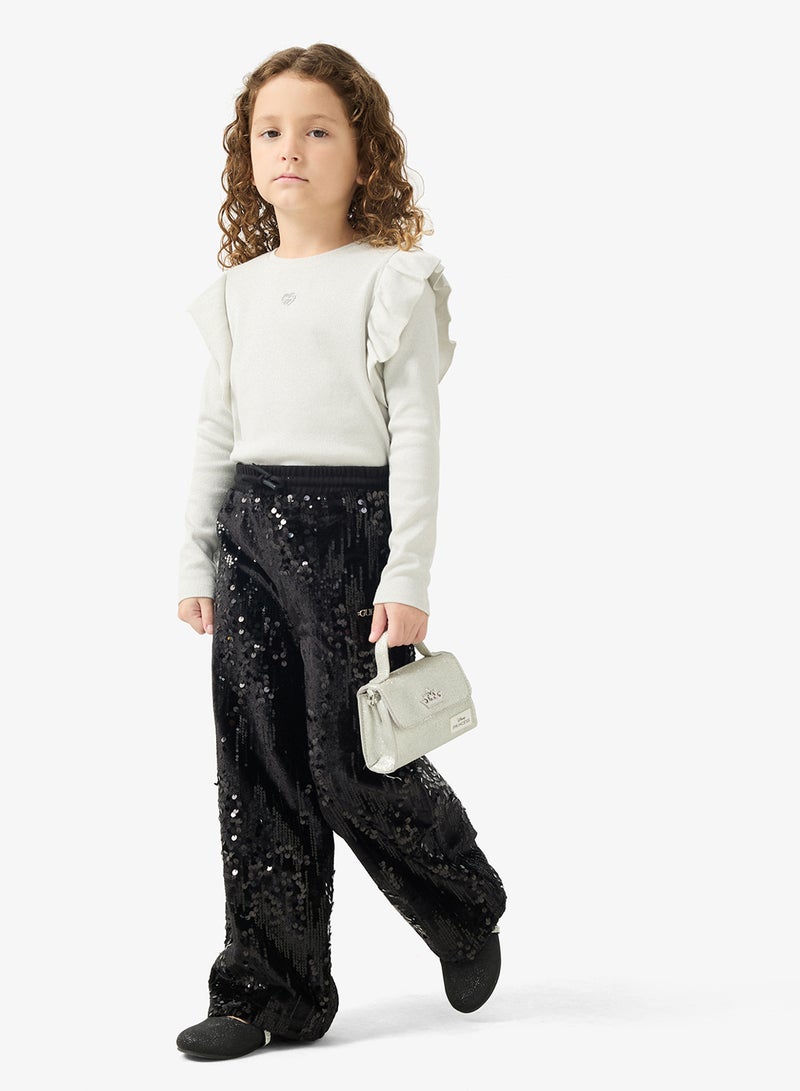 جس تيشيرت قطن برقبة دائرية بشعار للأطفال - Image 4